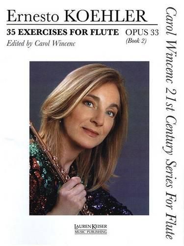 Cover image for 35 Exercises for Flute, Op. 33