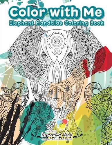 Cover image for Color with Me: Elephant Mandalas Coloring Book