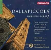 Cover image for Dallapiccola Orchestral Works Volume 2