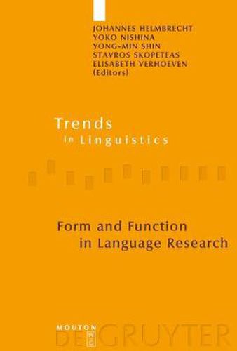 Cover image for Form and Function in Language Research: Papers in Honour of Christian Lehmann