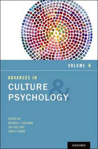 Cover image for Advances in Culture and Psychology