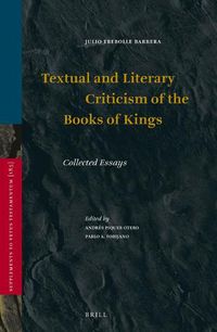 Cover image for Textual and Literary Criticism of the Books of Kings: Collected Essays