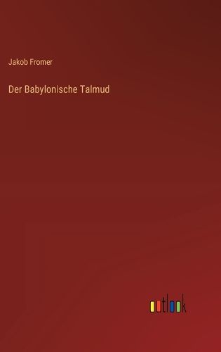 Cover image for Der Babylonische Talmud