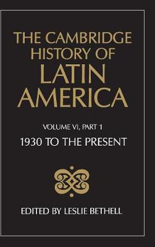 Cover image for The Cambridge History of Latin America