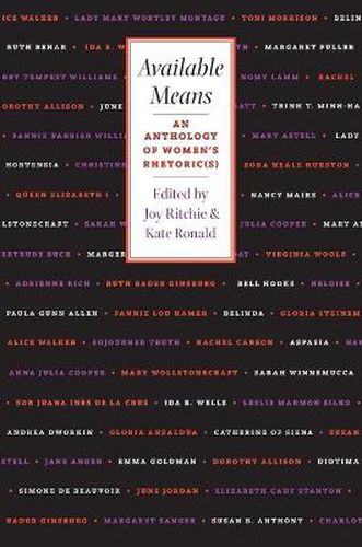 Available Means: An Anthology Of Women's Rhetoric(s)