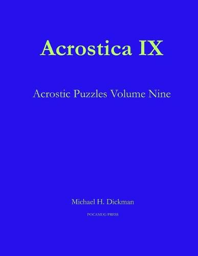 Cover image for Acrostica IX