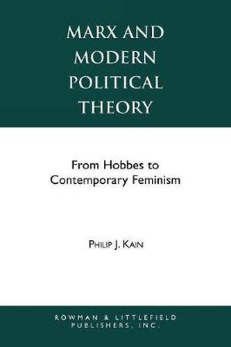 Cover image for Marx and Modern Political Theory: From Hobbes to Contemporary Feminism