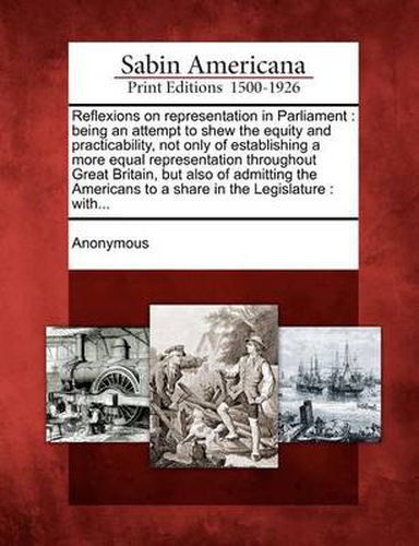 Cover image for Reflexions on Representation in Parliament