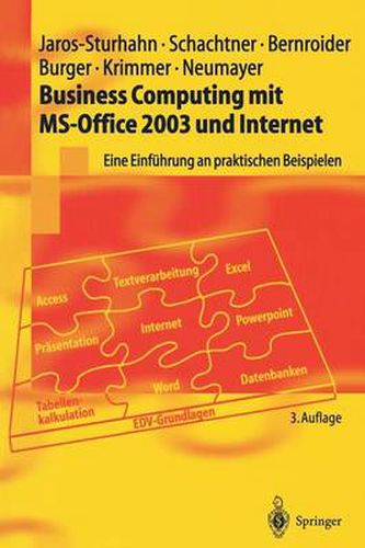 Cover image for Business Computing mit MS-Office 2003 und Internet: Eine Einfuhrung an praktischen Beispielen