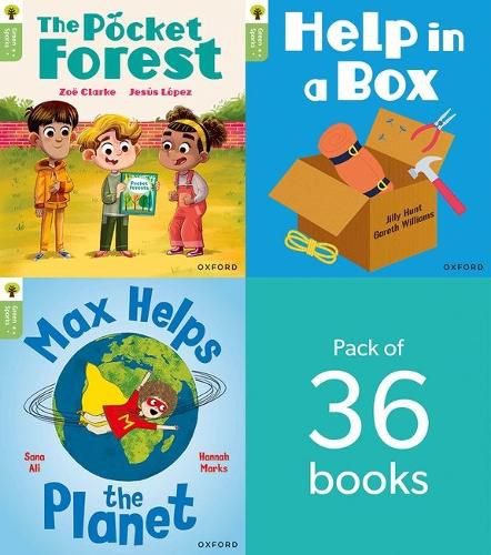Cover image for Oxford Reading Tree Green Sparks: Level 4 LEVEL 4 PACK of 36
