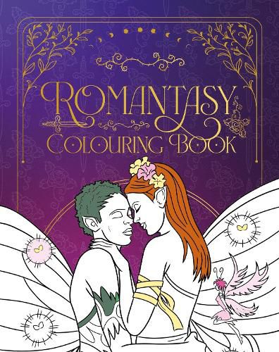 Cover image for Romantasy Colouring Book