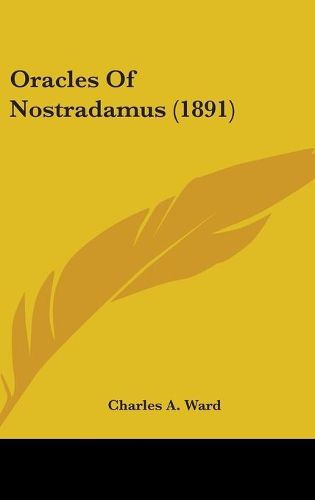 Cover image for Oracles of Nostradamus (1891)