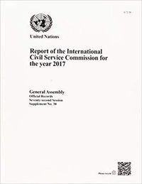 Cover image for Report of the International Civil Service Commission for the year 2017