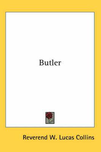 Cover image for Butler