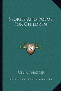 Cover image for Stories and Poems for Children