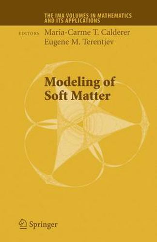 Cover image for Modeling of Soft Matter