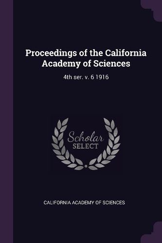 Cover image for Proceedings of the California Academy of Sciences