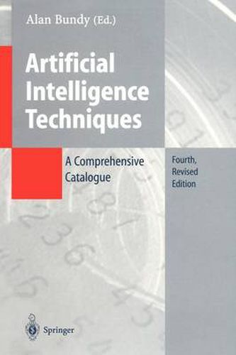 Cover image for Artificial Intelligence Techniques: A Comprehensive Catalogue