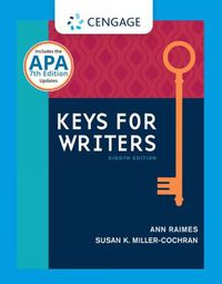 Cover image for Keys for Writers (with 2019 APA Updates and MLA 2021 Update Card)