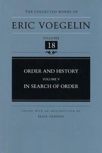 Cover image for Order and History (CW18): In Search of Order