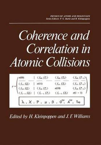 Cover image for Coherence and Correlation in Atomic Collisions