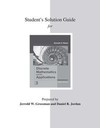 Cover image for Student's Solutions Guide for Discrete Mathematics and Its Applications