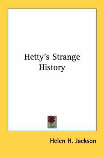 Cover image for Hetty's Strange History