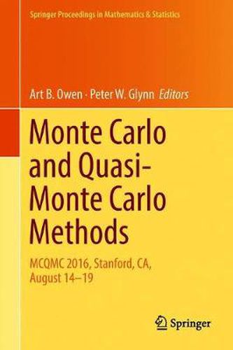 Monte Carlo and Quasi-Monte Carlo Methods: MCQMC 2016, Stanford, CA, August 14-19