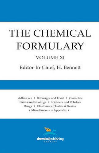 Cover image for The Chemical Formulary, Volume 11: Volume 11