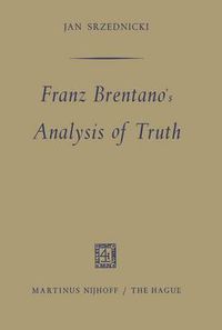 Cover image for Franz Brentano's Analysis of Truth