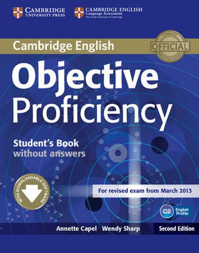 Cover image for Objective Proficiency Student's Book without Answers with Downloadable Software