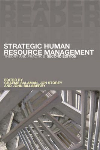 Strategic Human Resource Management: Theory and Practice