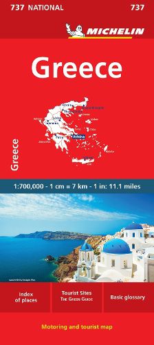 Cover image for Michelin Greece Map 737