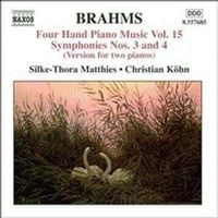 Cover image for Brahms Four Hand Piano Music Volume 15