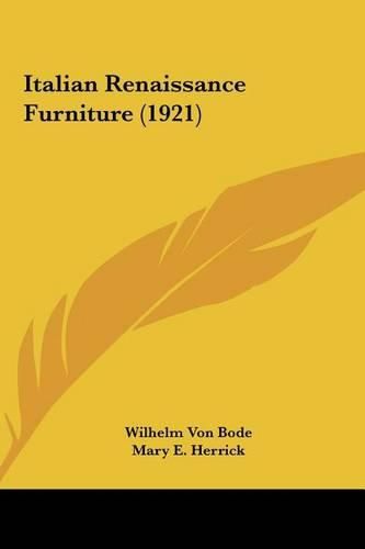 Italian Renaissance Furniture (1921)