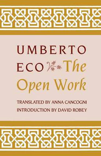 Cover image for The Open Work