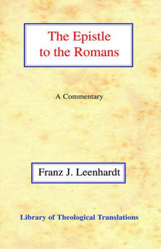 Cover image for The Epistle to the Romans