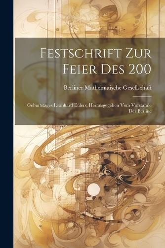 Cover image for Festschrift zur Feier des 200