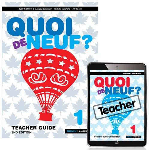 Quoi de Neuf ? 1 Teacher Guide, Teacher eBook and Audio Download