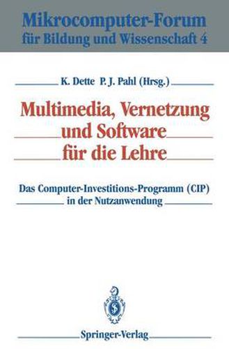 Cover image for Multimedia, Vernetzung Und Software Fur Die Lehre