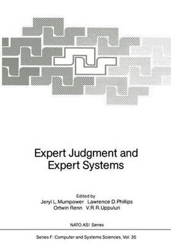 Cover image for Expert Judgment and Expert Systems