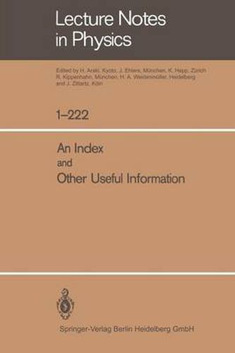 Cover image for An Index and Other Useful Information