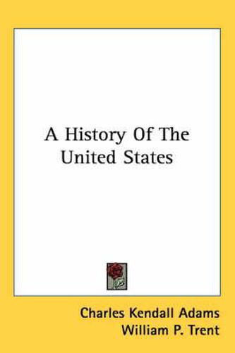 Cover image for A History of the United States