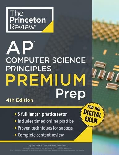 Cover image for Princeton Review AP Computer Science Principles Premium Prep, 4th Edition