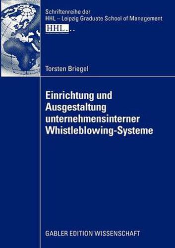 Cover image for Einrichtung Und Ausgestaltung Unternehmensinterner Whistleblowing-Systeme