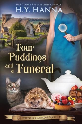 Cover image for Four Puddings and a Funeral (LARGE PRINT): The Oxford Tearoom Mysteries - Book 6