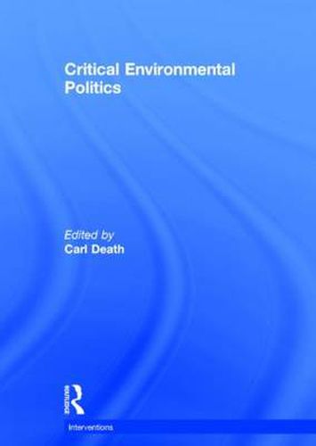 Cover image for Critical Environmental Politics