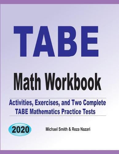 Cover image for TABE Math Workbook: Activities, Exercises, and Two Complete TABE Mathematics Practice Tests