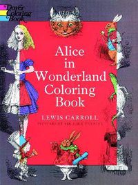 Cover image for Alice in Wonderland Coloring Book