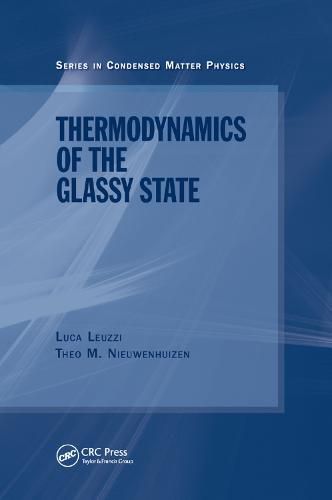 Cover image for Thermodynamics of the Glassy State